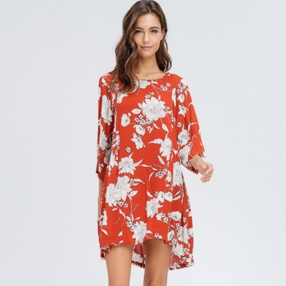 Crescent Camilla Floral Dress NWT